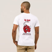 T-shirt Avertissement de Bull (Dos entier)