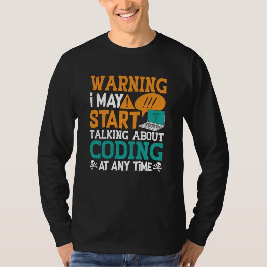 T-shirt Avertissement de code Médicale Je peux commencer à (Devant)