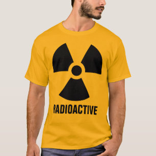 T-shirt Avertissement de matières radioactives