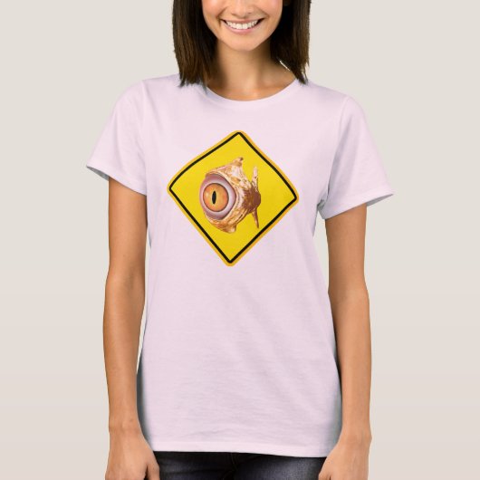 T-shirt avertissement de méduse (Devant)