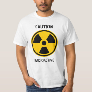 T-shirt Avertissement de radioactivité