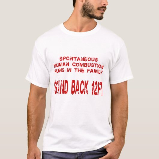 T-shirt Avertissement de SHC (Devant)