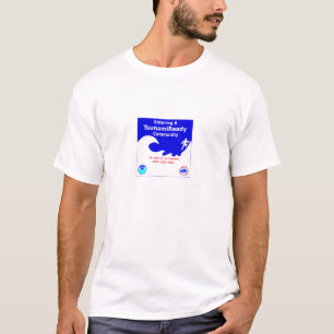 T-shirt Avertissement de tsunami
