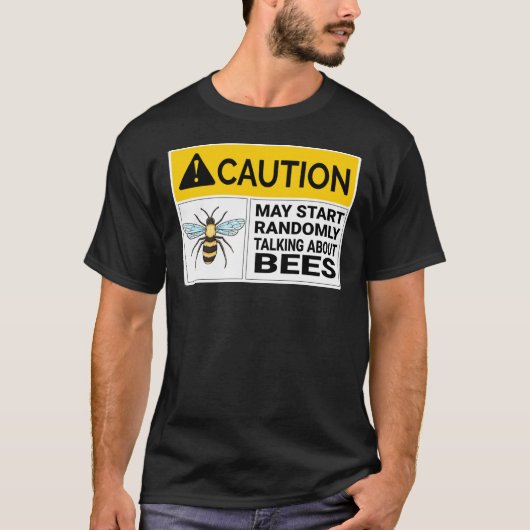 T-shirt Avertissement des gardiens d'abeilles (Devant)