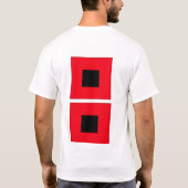 T-shirt Avertissement d'ouragan (Dos)