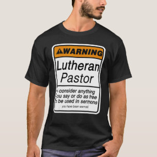 T-shirt Avertissement du pasteur pour l'appréciation du cl