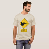 T-shirt Avertissement Écureuils armés (Devant entier)