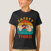 T-shirt Avertissement Feu d'artifice Rackers Sécurité Troi (Devant)
