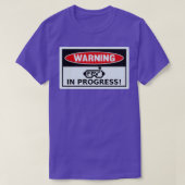 T-shirt Avertissement FPV en cours Signal Funny Quadcopter (Design devant)