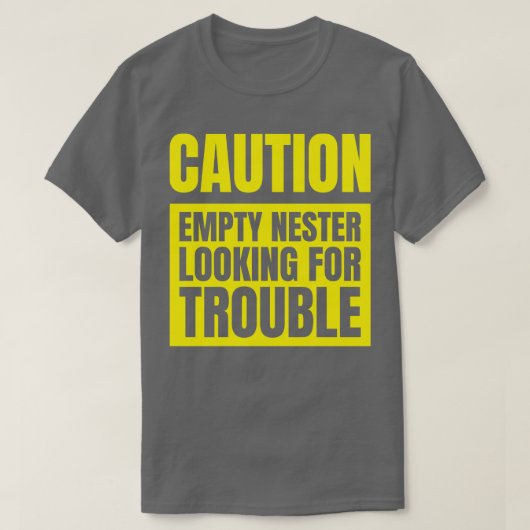 T-shirt Avertissement Funny Vide Nester (Design devant)