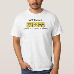 T-shirt Avertissement J'ai une ceinture de sécurité