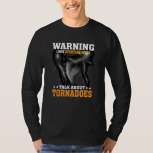T-shirt Avertissement Je peux parler spontanément des torn