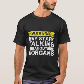 T-shirt Avertissement May St Parler De Cheval Morgan