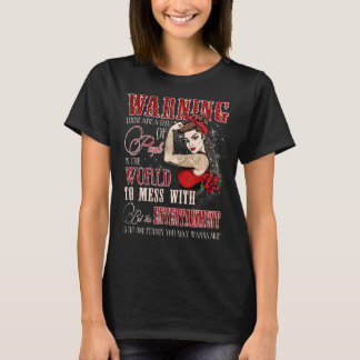 T-shirt Avertissement Ne pas hésiter avec ce divertissemen