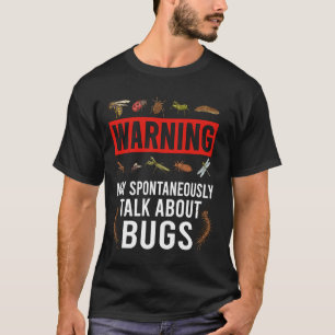 T-shirt Avertissement Parler Spontanément De Bugs Drôle In