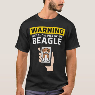T-shirt Avertissement Peut Afficher Des Photos De Mon Ami
