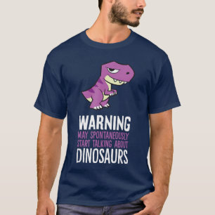 T-shirt Avertissement Peut Commencer à Parler Spontanément