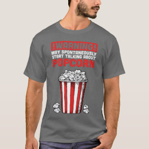 T-shirt Avertissement Peut Commencer à Parler Spontanément