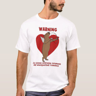 T-shirt Avertissement Peut provoquer une mignardise extrêm