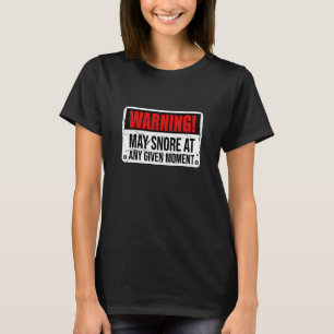 T-shirt Avertissement Peut Se Rendre À Un Moment Donné Hom