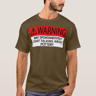 T-shirt avertissement peut spontanément commencer à parler