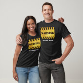 T-shirt Avertissement Sarcasme (Unisexe)