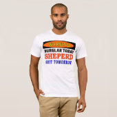 T-SHIRT AVERTISSEMENT SHEPERD (Devant entier)