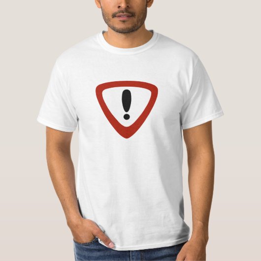 T-shirt Avertissement superbe (Devant)