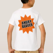 T-shirt "Avertissement : Temperamental When Hungry" (Dos)