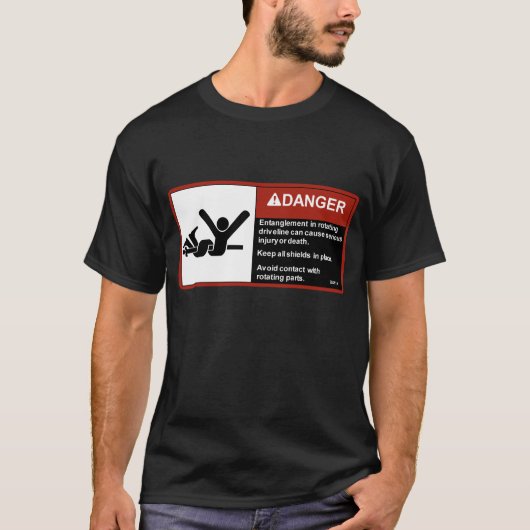 T-shirt Avertissement : Transmission (Devant)