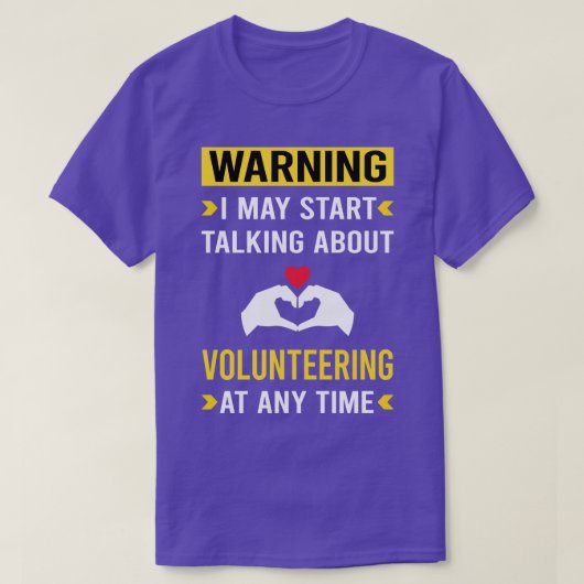 T-shirt Avertissement Volontaire (Design devant)