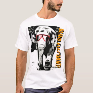 T-shirt aveugle d'éléphant