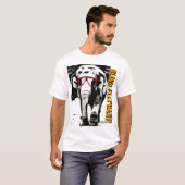 T-shirt aveugle d'éléphant (Devant entier)