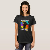 T-shirt Avez-Vous Dit Jardiner Chat Noir (Devant entier)