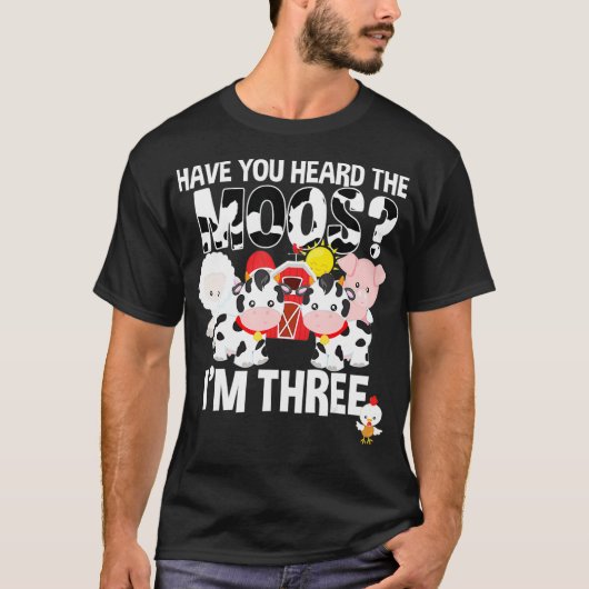 T-shirt Avez-Vous Entendu La ferme d'anniversaire Moos rd (Devant)