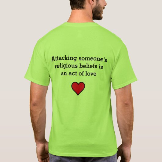 T-shirt Avez-vous incité quelqu'un à douter de leurs (Dos)