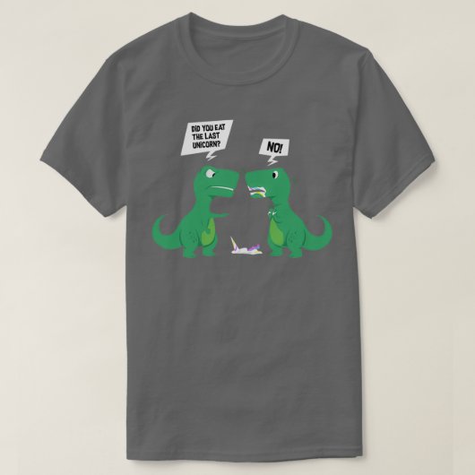 T-shirt Avez-Vous Mangé La Dernière Unicorne (Design devant)