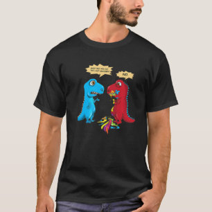 T-shirt Avez-Vous Mangé Le Dernier Dinosaure Dernier Unico