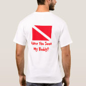 T-shirt Avez-vous vu mon ami ? (Dos)