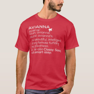 T-shirt Avianna Nom Avianna Définition Avianna Femme Nam