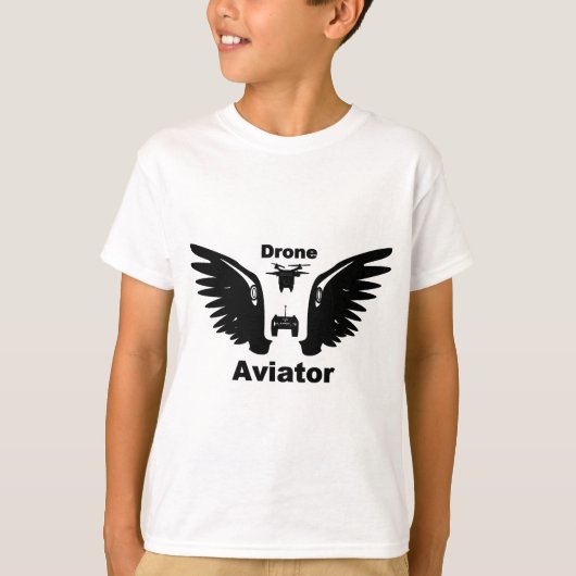 T-shirt Aviateur de drone (Devant)