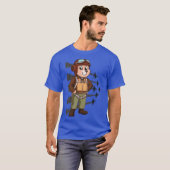 T-shirt Aviateur pilote d'ours (Devant entier)