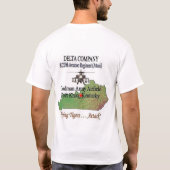 T-shirt Aviation de Delta Company 8/229th (Dos)