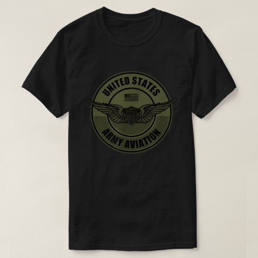 T-shirt Aviation de l'Armée - Ailes de l'Aviateur de l'Arm (Design devant)