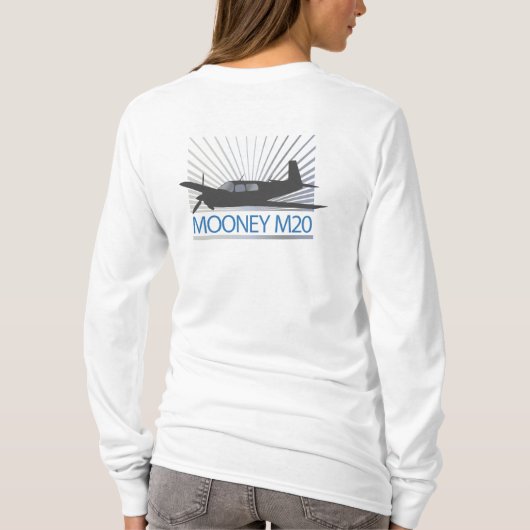 T-shirt Aviation de Mooney M20 (Dos)