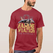 T-SHIRT AVIATION MARINE (Devant)