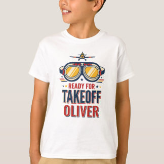 T-shirt Aviation Prêt au Décollage Enfants