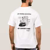 T-shirt Avidité d'entreprise (Dos)