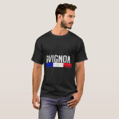 T-shirt Avignon France Flag Travel Souvenir For Locals And (Devant entier)