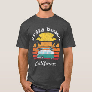 T-shirt Avila Beach Souvenir Retro California Hommes Femme
